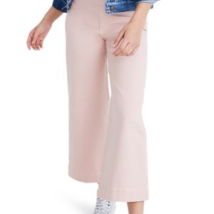 Madewell Emmett High Waist Crop Wide Leg Pants